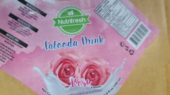 نذكر الطعام Nutrifresh Falooda Drinks - recalled due to undeclared milk The affected products are being recalled... صورة فوتوغرافية #4