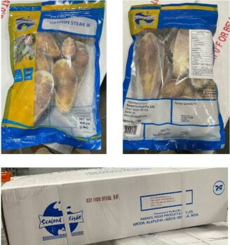 食品召回 Seafood delight frozen catfish products imported from India - recalled due to Ineligible country of... 照片 #2