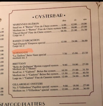 Oysters, Grand Café Capucines, Boulevard des Capucines, Paris, France photo #1