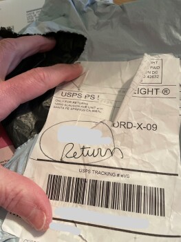I returned a package never received my refund photo #1