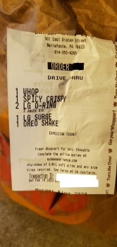 Burger King, East Bishop Street, Bellefonte, PA, USA photo #3