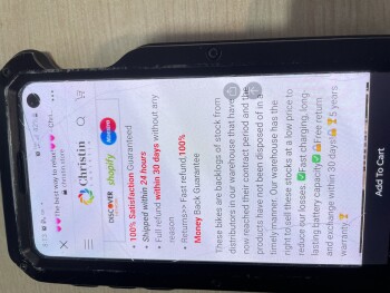 消费者安全报告 Facebook Scam My boyfriend and I was looking on Marketplace(Facebook) then we saw this electric bike... 照片 #2