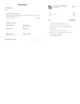 Alarmhera Scam photo #1