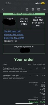 Subway, Highway #19 Bypass, Burnsville, NC, USA Foto #1