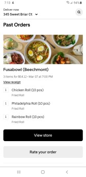 Chicken sushi rolls, Fusabowl, Ohio Pike, Cincinnati, Ohio, USA صورة فوتوغرافية #1