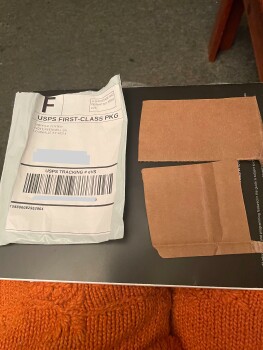Received an empty with just two pieces of cardboard 照片 #1