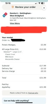 Domino's Pizza - Nottingham - West Bridgford, Radcliffe Road, West Bridgford, Nottingham, UK Foto #1