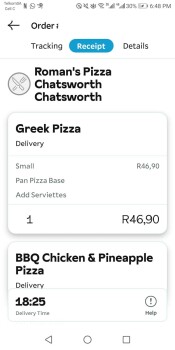 Verbraucherbewertung – Lebensmittelsicherheit Roman's Pizza Chatsworth, Westcliff, Chatsworth, KZN, South Africa My daughter bought online via Mr... Foto #2