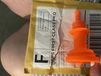 Received plastic item Foto #1