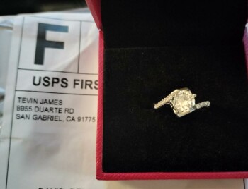 I DID NOT ORDER THIS RING FROM TEVIN JAMES photo #1