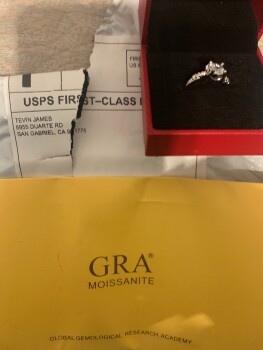Consumer Safety Report Suspicious Ring Received in the mail from Tevin James A suspicious ring came in my mail today in a b... photo #3
