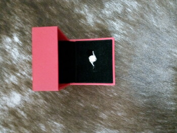 An unordered faux diamond ring delivery just like several posted foto #1