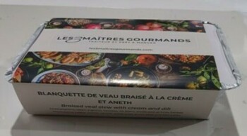食品召回 Les 3 Maîtres Gourmands frozen dishes - recalled due to undeclared allergens The Ministry of Agricul... 照片 #2