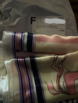 Received a silk scarf that I didn’t even order photo #1