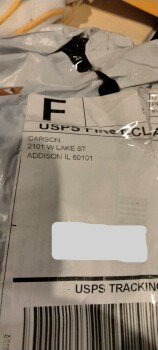 I am reporting two packages that i did not order photo #1