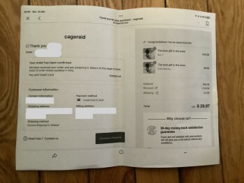 Cageraid.com Scam photo #1