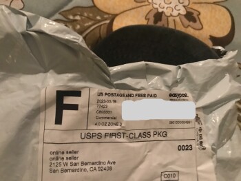 Scam Package from Online Seller foto #1