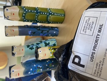 Scam Tevin James Candle holders - not ordered صورة فوتوغرافية #1