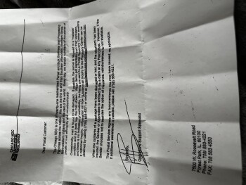 Fake package damaged letter 照片 #1