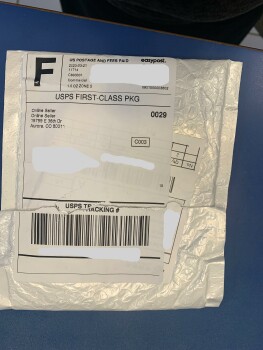 I received a package I didn’t order, money was taken from my credit card photo #1