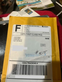 Received a package with postage due 照片 #1