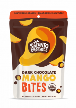 Food Recall Salento Organics  Dark Chocolate Fruit and Peanut Bites - recalled due to Undeclared Milk Salento Or... photo #2