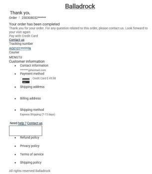 Consumer Safety Report Scam Alert: Boughloaf Ordered planter boxes seen on facebook add.  Boughloaf did send a confirmation... photo #4