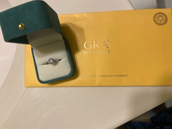 Received a ring and GRA Moissante  paperwork from a company called JANE. Didn’t order this photo #1