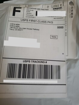 Consumer Safety Report An unauthorized shop My husband receive a women scarf  that he did not order. It is very pretty. Sil... photo #2