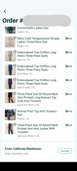 Verbrauchersicherheitsbericht Package not ordered I ordered clothes from a company located in California. I tracked the package th... Foto #3