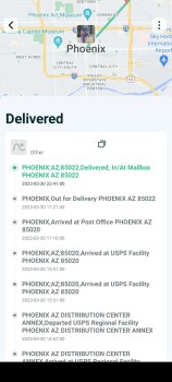 Verbrauchersicherheitsbericht Package not ordered I ordered clothes from a company located in California. I tracked the package th... Foto #4