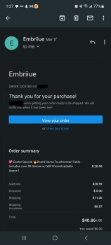 تقرير سلامة المستهلك Scam Alert: Embriiue I received a scarf instead of an electronic I ordered online. Embriiue was the... صورة فوتوغرافية #2