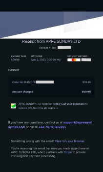 Scam Alert: Apre Sunday Mall LTD foto #1