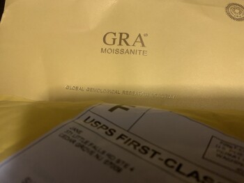 Informe de seguridad del consumidor GRA MOISSANITE ring from Jane No ring or product was purchased or charged from any bank or credit ca... foto #1