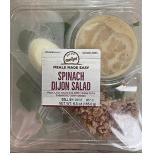 Food Recall Meijer Premade Salads - recalled due to potential Listeria monocytogenes contamination Meijer, in co... Foto #12