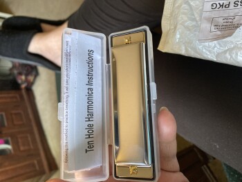 I ordered clothing and instead receiving my order I got a harmonica instead very pissed off photo #1