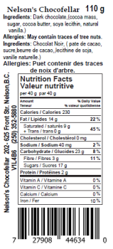نذكر الطعام Nelson’s Chocofellar Dark Chocolate products Update - recalled due to Allergen The CFIA announced th... صورة فوتوغرافية #9