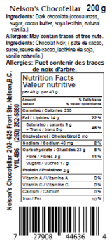 نذكر الطعام Nelson’s Chocofellar Dark Chocolate products Update - recalled due to Allergen The CFIA announced th... صورة فوتوغرافية #11