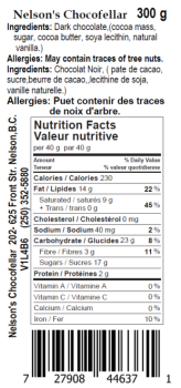 نذكر الطعام Nelson’s Chocofellar Dark Chocolate products Update - recalled due to Allergen The CFIA announced th... صورة فوتوغرافية #12