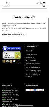 Rapport de sécurité du consommateur Betrugsalarm: service@tropellyo.com Es wird nach der zweiten Kontaktaufnahme per E-Mail angegeben da... photo #1