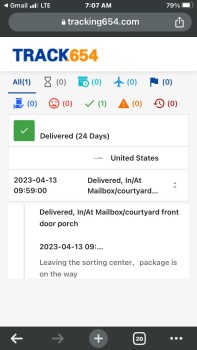 消费者安全报告 Corollose Placed an order with them about a month ago and on the tracking order it says it was deliv... 照片 #2