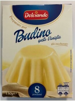 Food Recall Dolciando Vanilla flavored pudding mix - recalled due to Allergen The Italy Health Ministry announce... photo #1