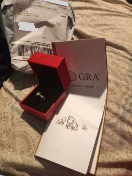 I received a ring I did not order no name or company it came from photo #1