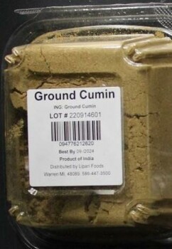 Food Recall Lipari Foods Ground cumin - recalled due to Salmonella Lipari Foods has issued a voluntary recall of... Foto #2