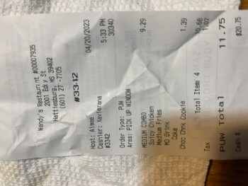 Wendy's, U.S. 49, Hattiesburg, MS, USA 照片 #1