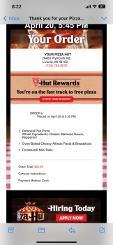 Pizza Hut, Plymouth Road, Livonia, MI, USA photo #1