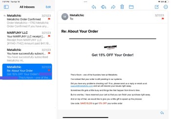Rapport de sécurité du consommateur Bought of a Facebook ad and it turned into a scam Mark Cadicamo scam from 458 College Point Blvd, Co... photo #21