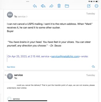 Rapport de sécurité du consommateur Bought of a Facebook ad and it turned into a scam Mark Cadicamo scam from 458 College Point Blvd, Co... photo #31