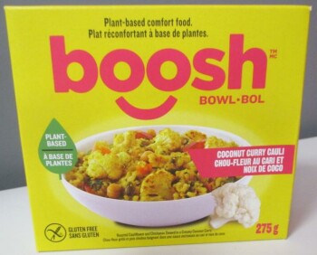 نذكر الطعام Boosh Coconut Curry Cauli Bowl - recalled due to undeclared milk Boosh Food Inc. Brand recalled thei... صورة فوتوغرافية #1