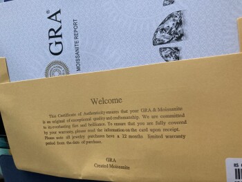 Relatório de segurança do consumidor GRA Moissanite Did not order if from other site do not know where or who
I am in Mission, TX foto #3